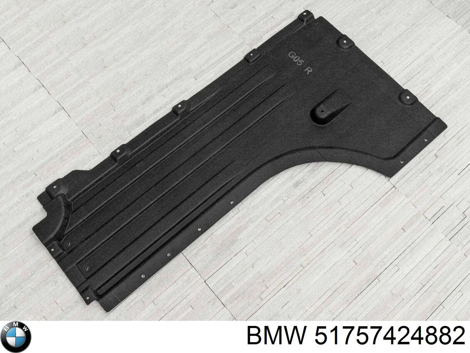 51757424882 BMW Proteção dianteira direita de fundo