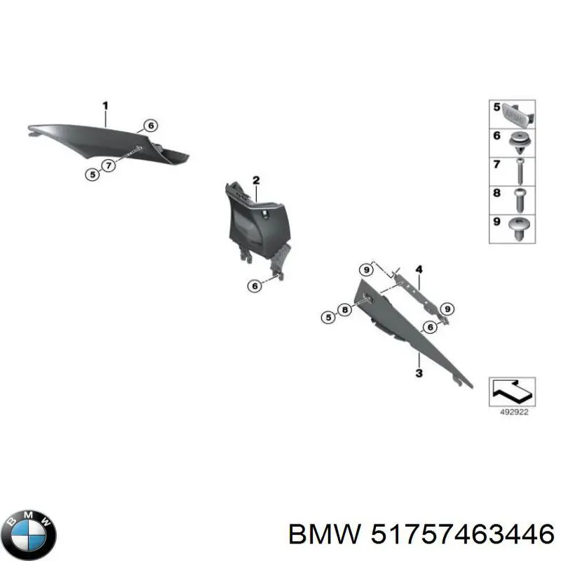  BMW 51757463446 preço, a partir de 168,57 USD