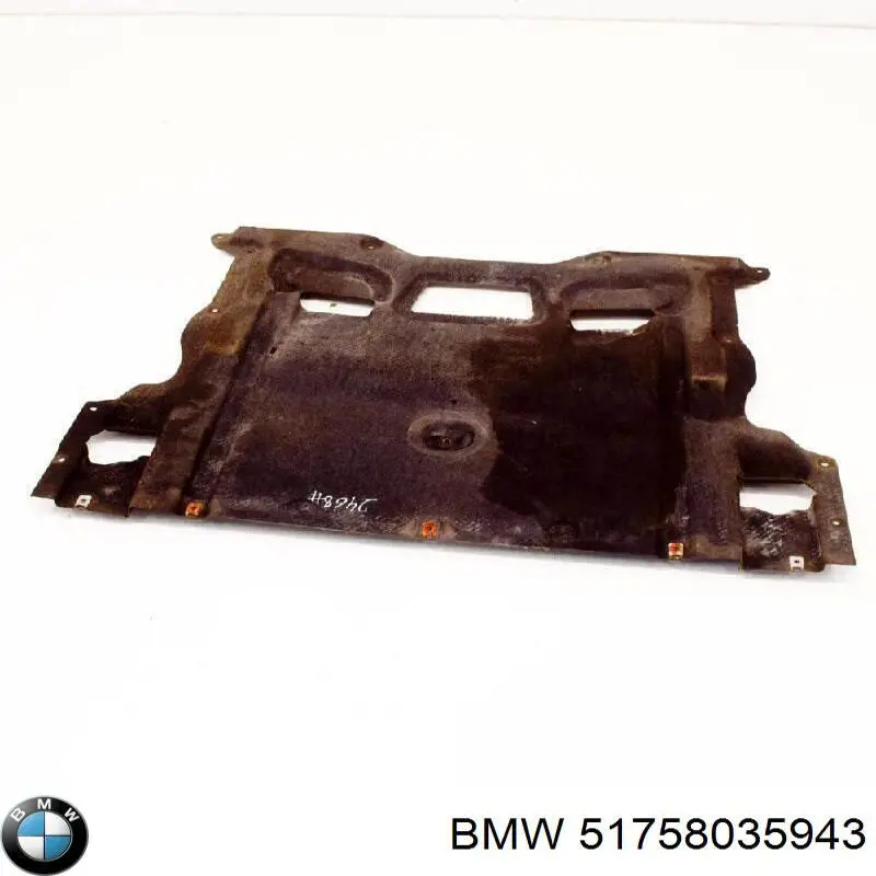 Compre 51758035943 BMW Proteção de motor, de panela (da seção de motor)