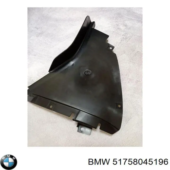 51758045196 BMW Proteção direita do pára-choque dianteiro