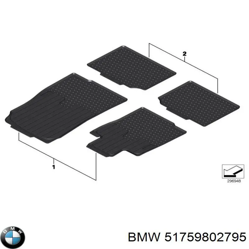  BMW 51759802795 preço, a partir de 30,07 USD