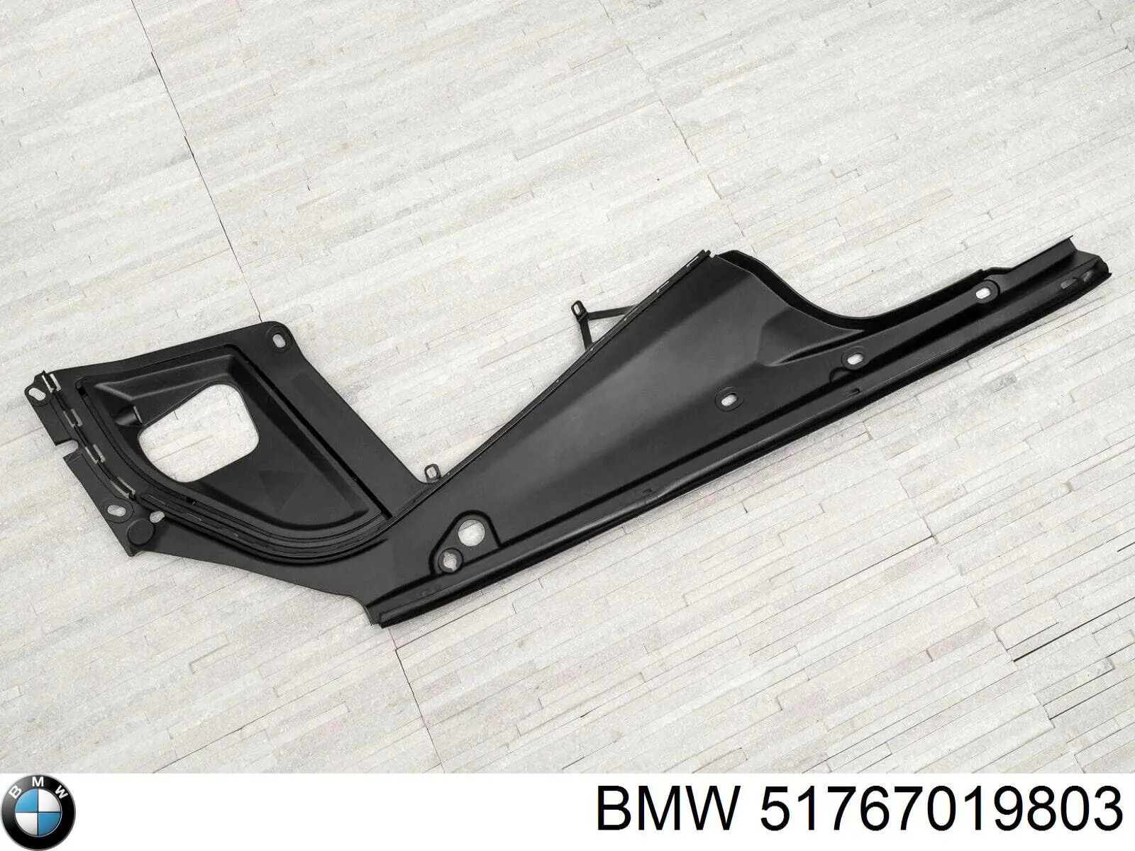 Placa sobreposta do pára-lama dianteiro esquerdo BMW 51767019803 preço, a partir de 95,34 USD