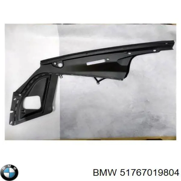 51767019804 BMW Escudo protetor contra o barro de arco dianteiro do pára-lama