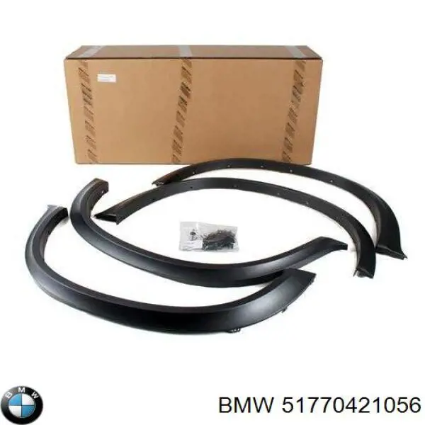 51770421056 BMW Moldura dilatadora de arco da roda, kit