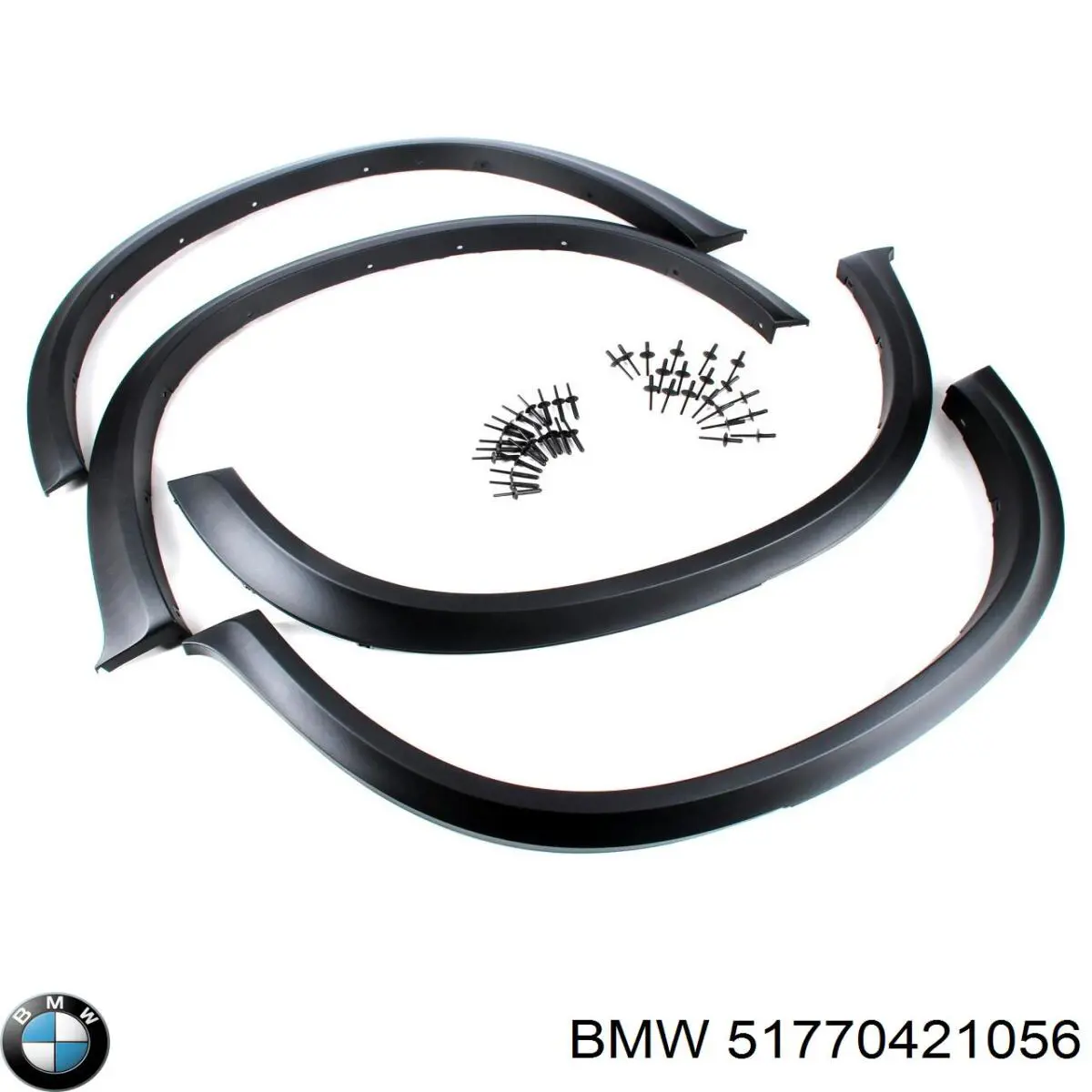 Compre 51770421056 BMW Moldura dilatadora de arco da roda, kit