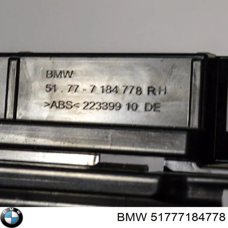 Consola direita de placa sobreposta externa de acesso BMW 51777184778 preço, a partir de 15,77 USD
