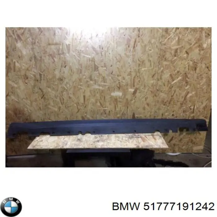 51777191242 BMW Placa sobreposta (moldura) externa direita de acesso