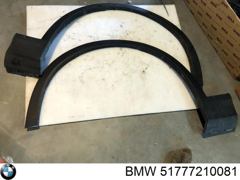 Expansor (placa sobreposta) de arco do pára-lama dianteiro esquerdo BMW 51777210081 preço, a partir de 74,74 USD