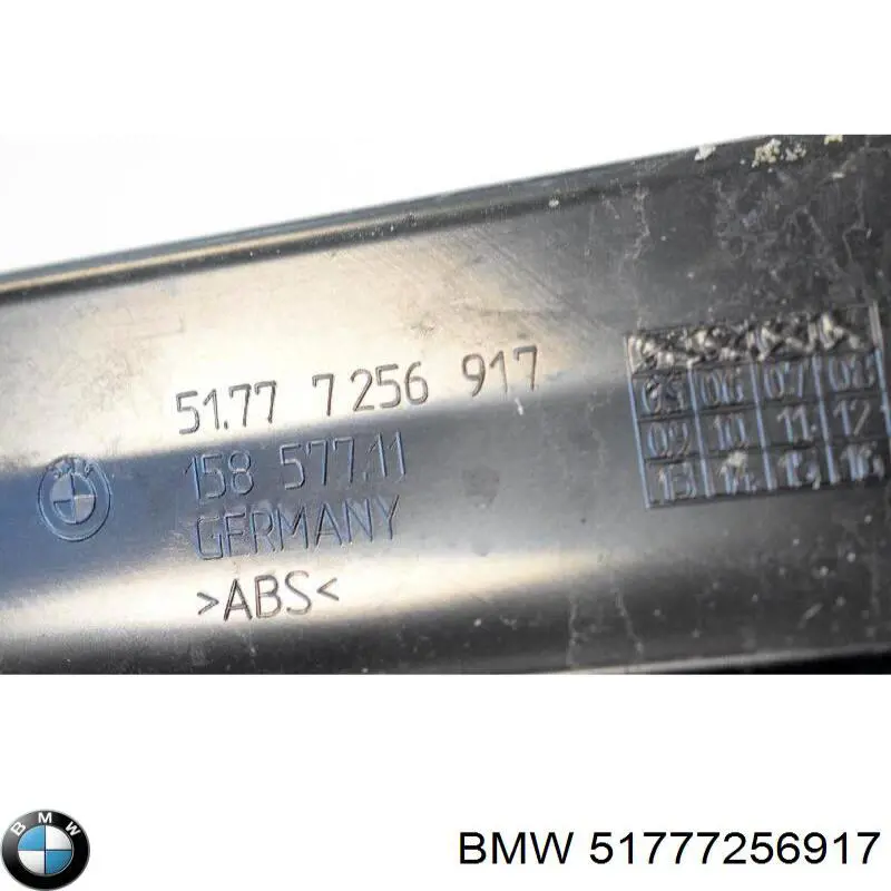 Suporte de acesso (fixação) BMW 51777256917 preço, a partir de 41,91 USD