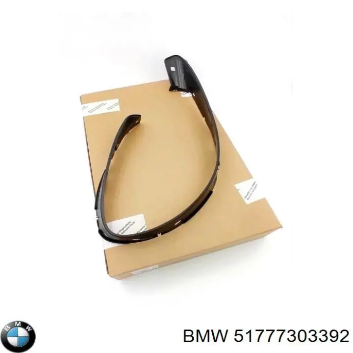 51777303392 BMW Expansor (placa sobreposta) de arco do pára-lama dianteiro direito