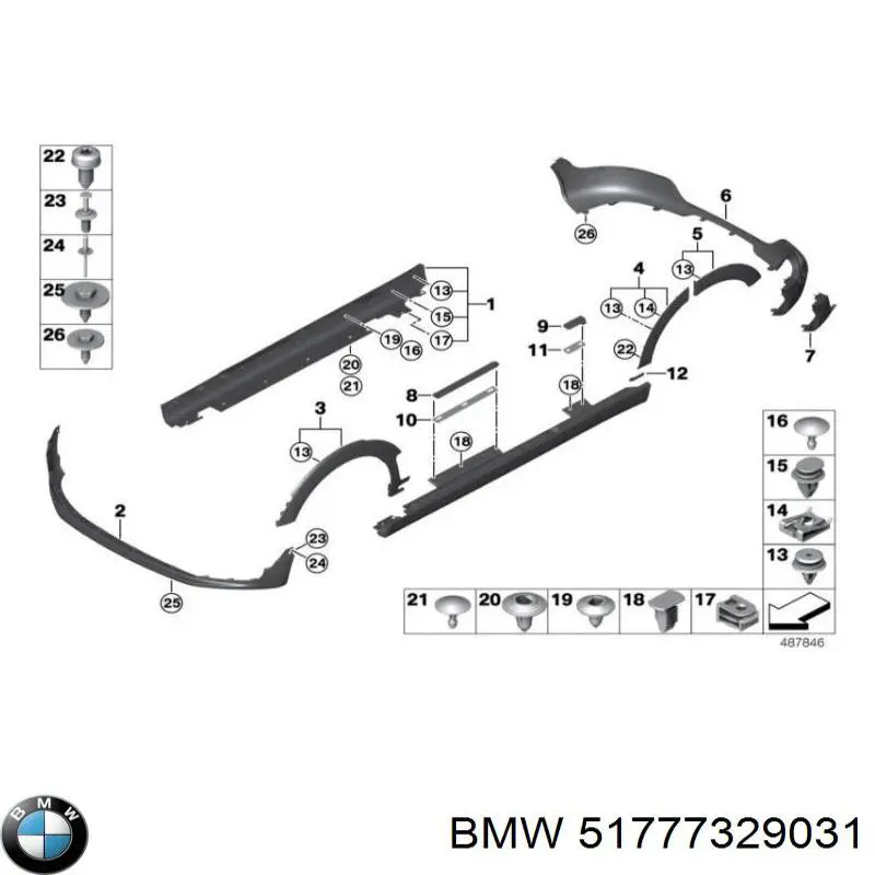  BMW 51777329031 preço, a partir de 61,55 USD