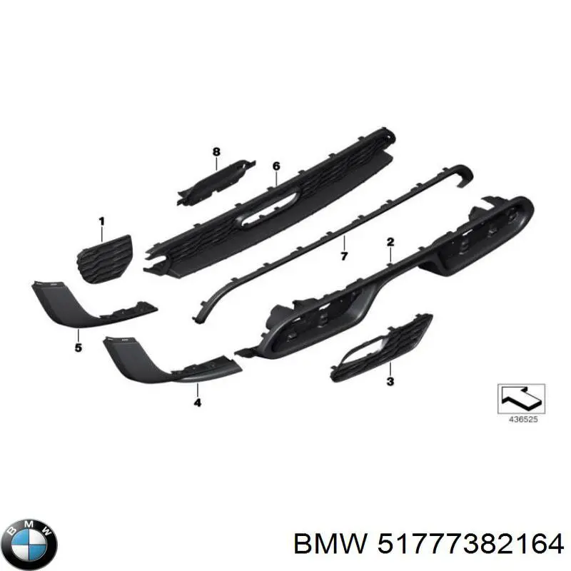 51777382164 BMW Pára-choque dianteiro