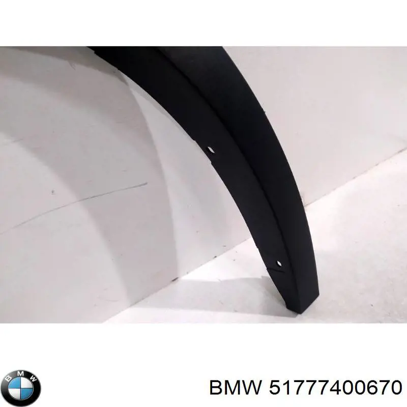 Expansor direito (placa sobreposta) de arco do pára-lama traseiro BMW 51777400670 preço, a partir de 129,40 USD