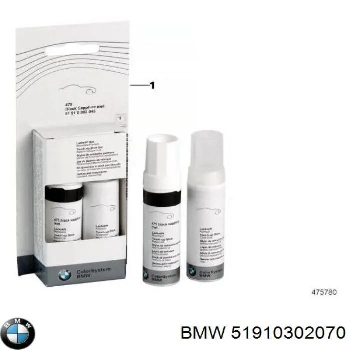 Tingimento (lápis) BMW 51910302070 preço, a partir de 34,71 USD