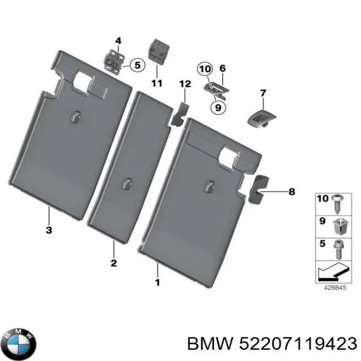  BMW 52207119423 preço, a partir de 56,82 USD