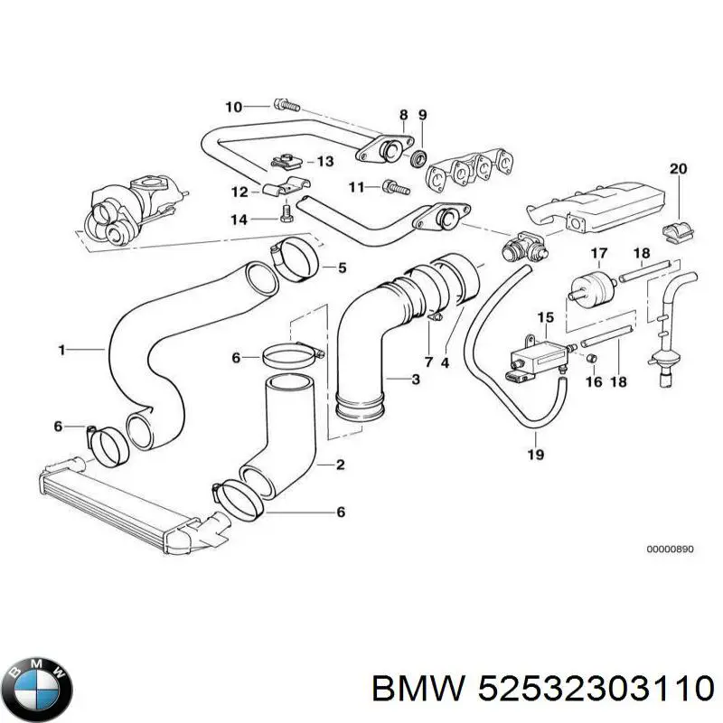 Compre 52532303110 BMW 