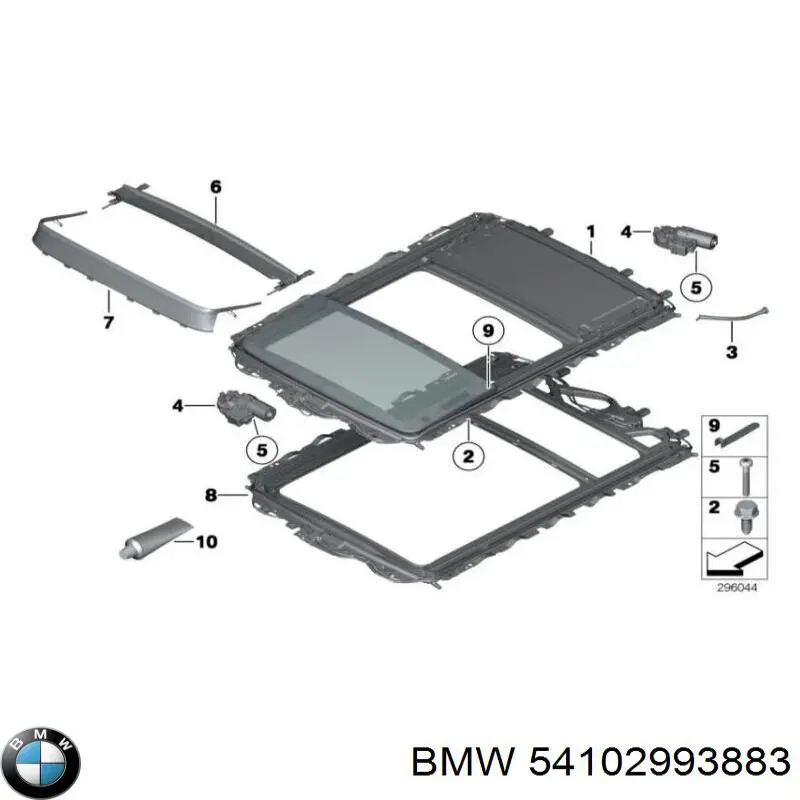 Motor de acionamento de alcapão BMW 54102993883 preço, a partir de 266,27 USD