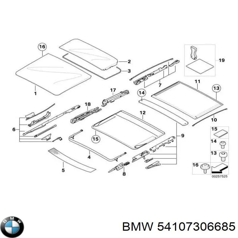 54107306685 BMW Guia de alcapão