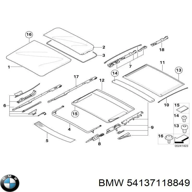 Guia de alcapão BMW 54137118849 preço, a partir de 473,27 USD
