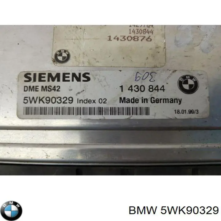 Módulo de direção (Centralina eletrônica) de motor 5WK90329 BMW
