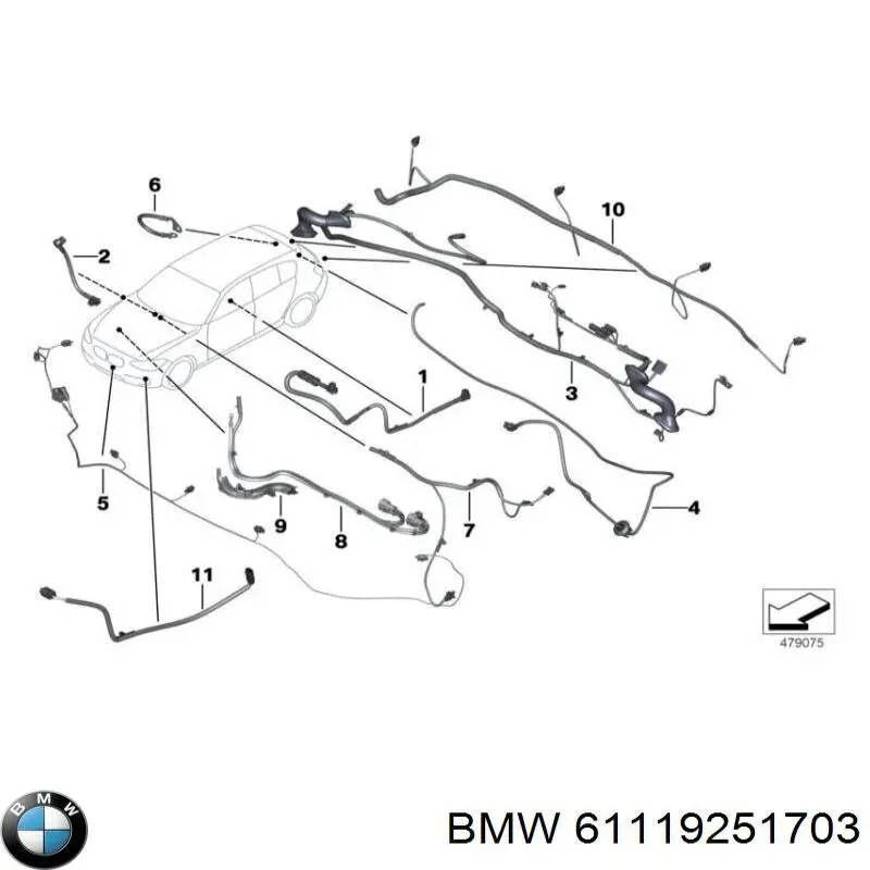 61119251703 BMW 