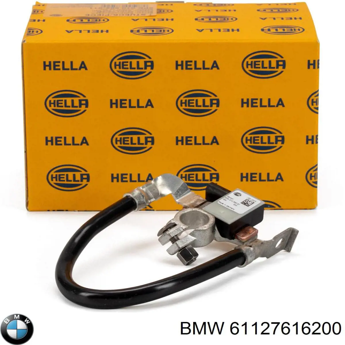 6PK010562911 HELLA Cabo de terra de bateria recarregável (PILHA)