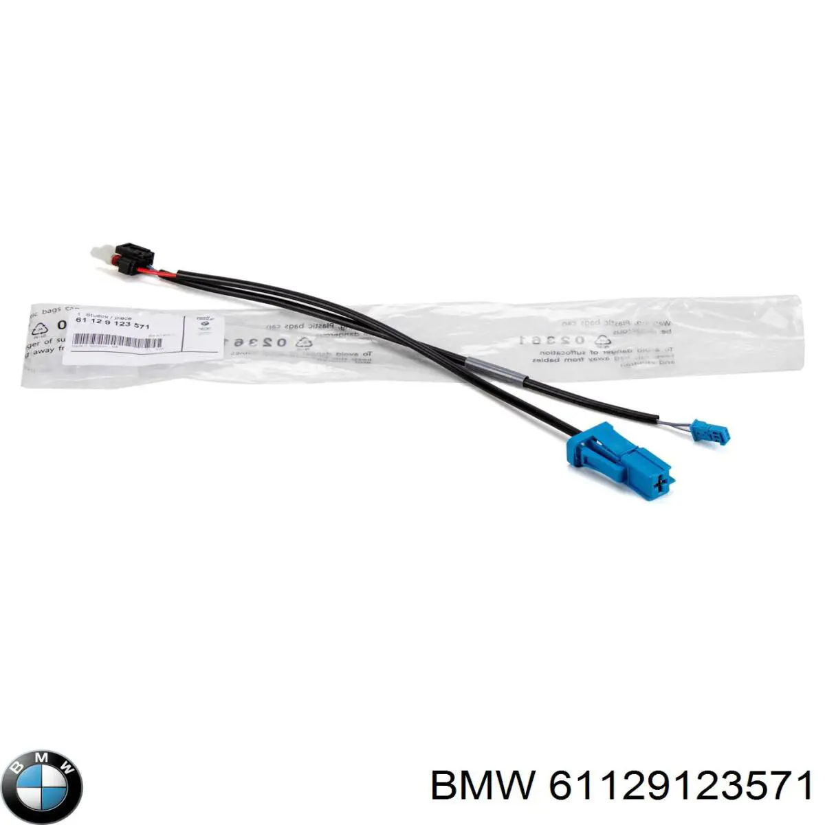 61129123571 BMW Cabo de borne positivo de bateria recarregável (PILHA)