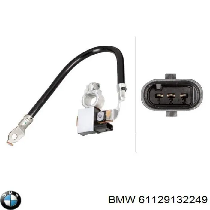 61129132249 BMW Cabo de terra de bateria recarregável (PILHA)