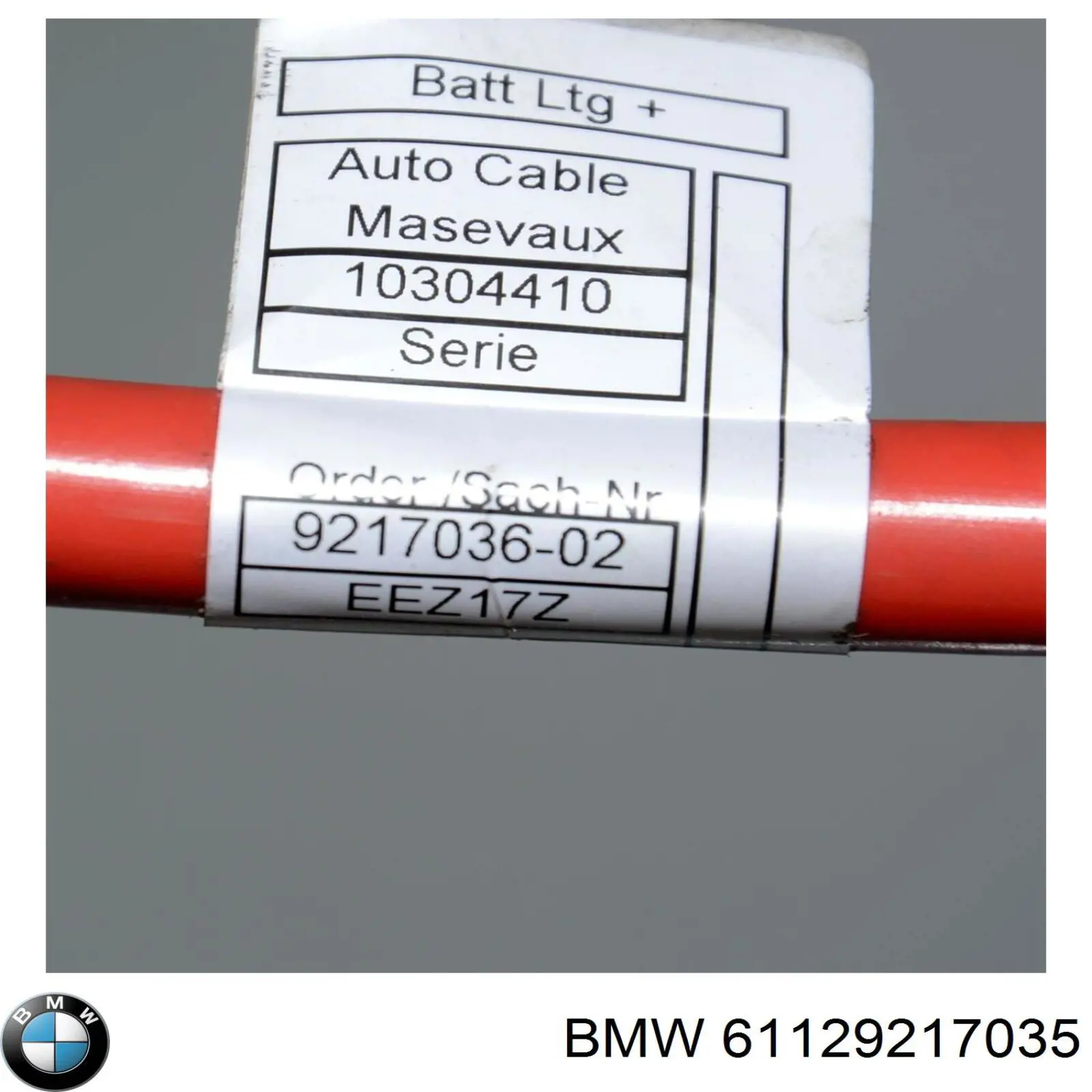 Cabo de borne positivo de bateria recarregável (PILHA) BMW 61129217035 preço, a partir de 60,16 USD
