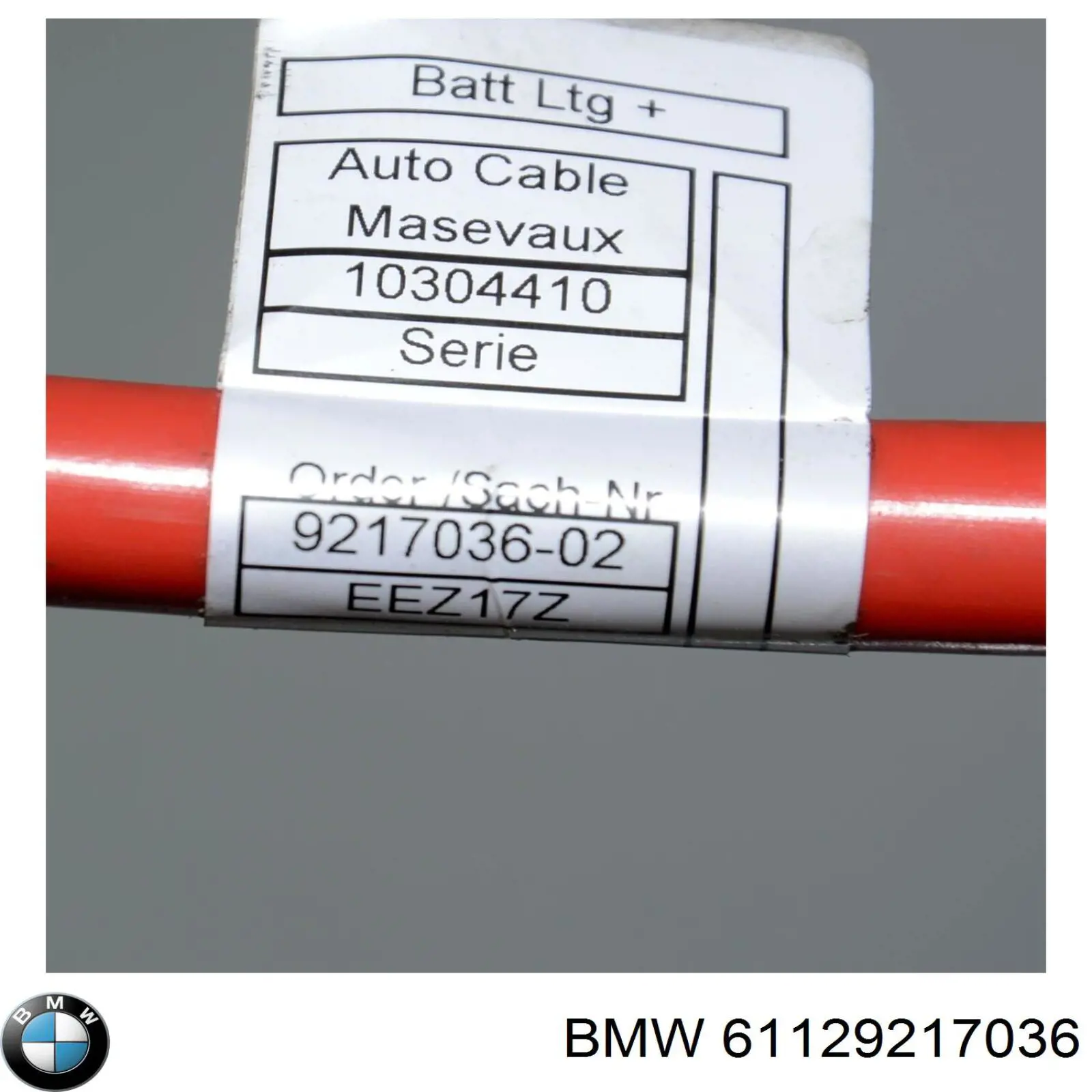 Cabo de borne positivo de bateria recarregável (PILHA) BMW 61129217036 preço, a partir de 67,29 USD