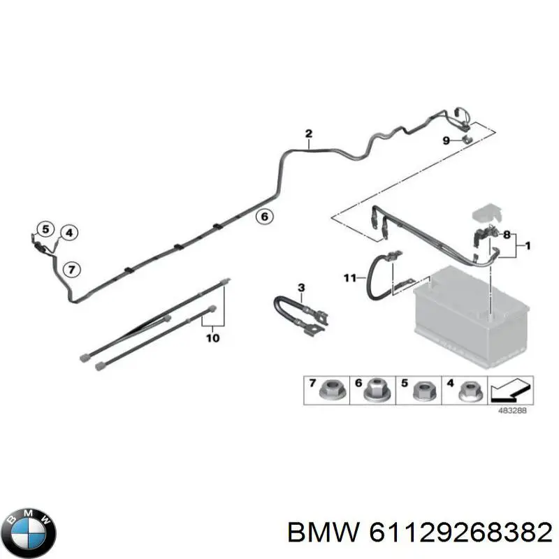  BMW 61129268382 preço, a partir de 59,36 USD