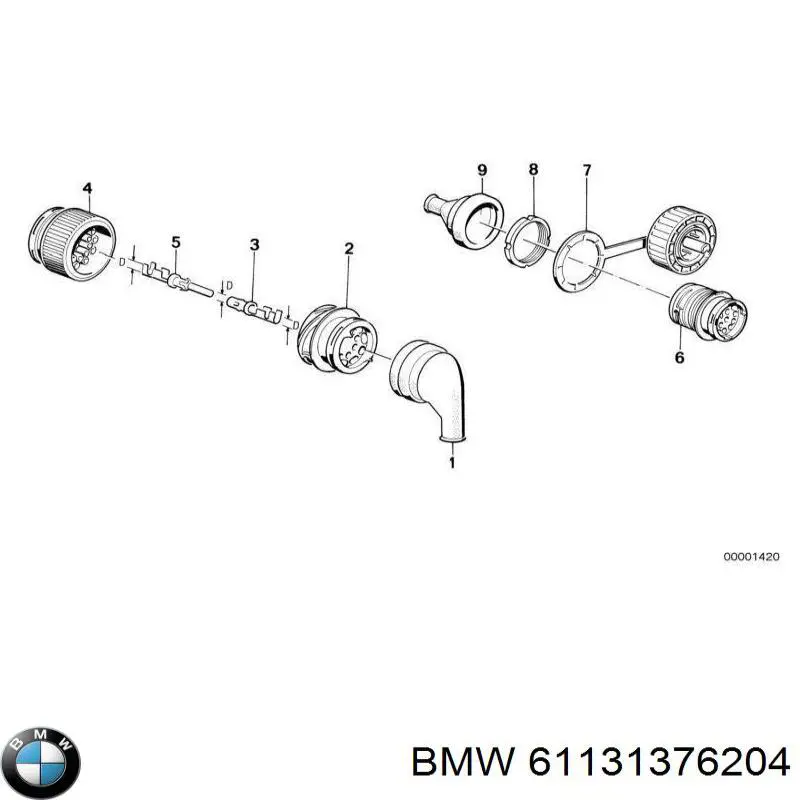  BMW 61131376204 preço, a partir de 1,24 USD