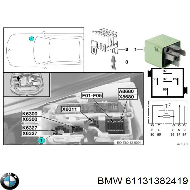 Compre 61131382419 BMW 