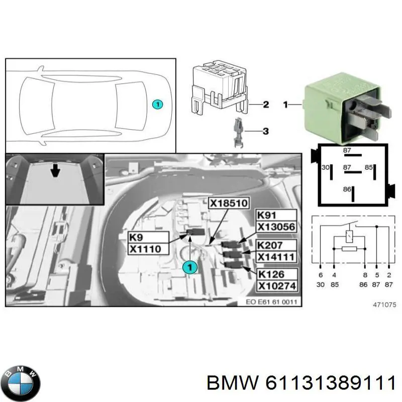 Compre 61131389111 BMW 