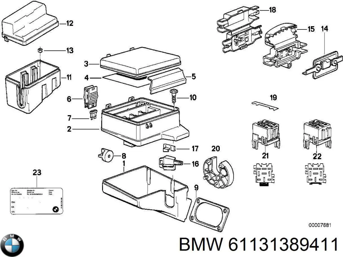 61131389411 BMW 