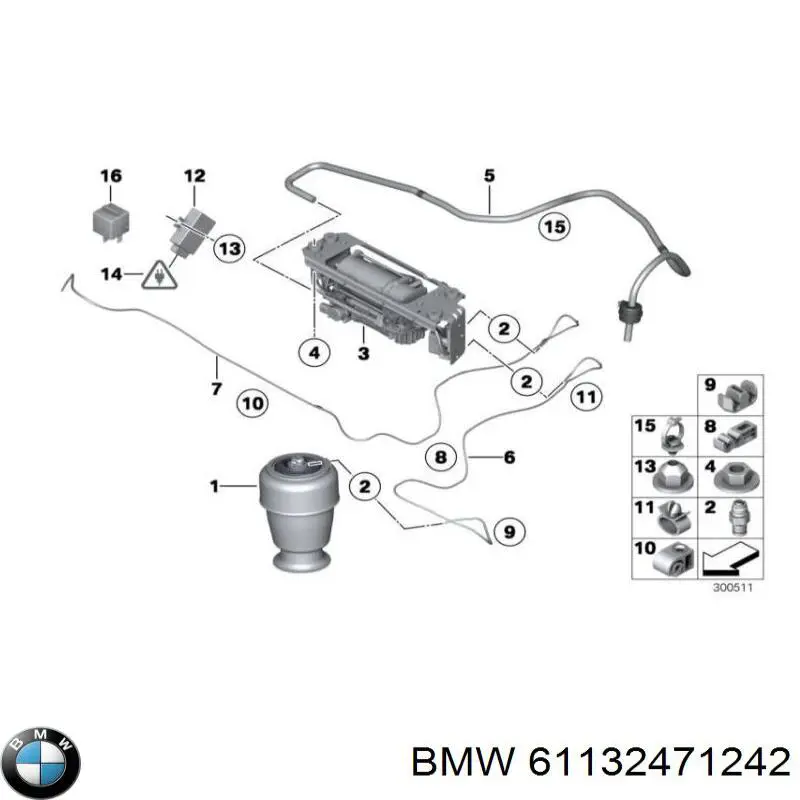 61132471242 BMW 