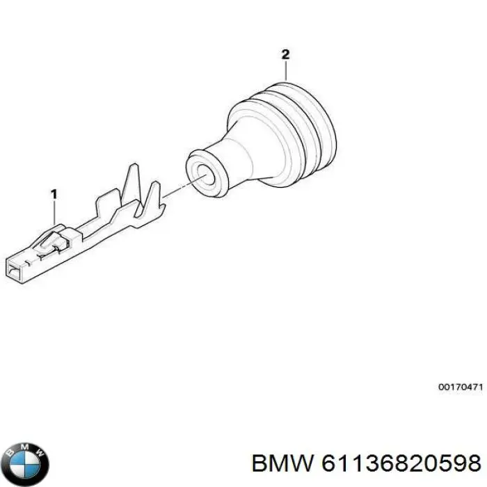  BMW 61136820598 preço, a partir de 2,06 USD
