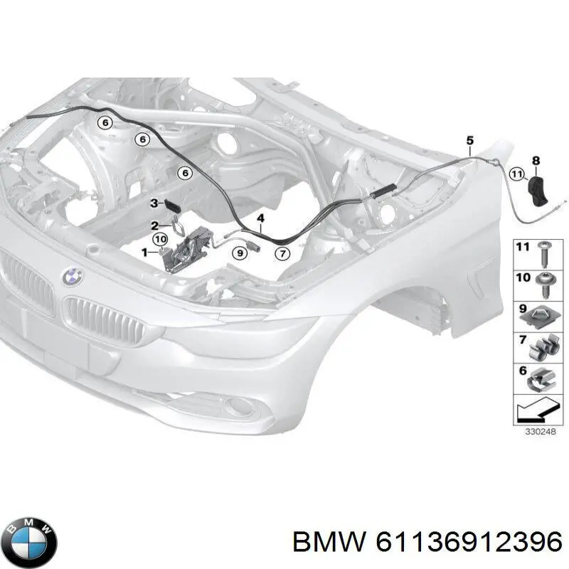  BMW 61136912396 preço, a partir de 6,96 USD
