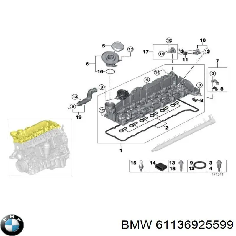 61136925599 BMW 