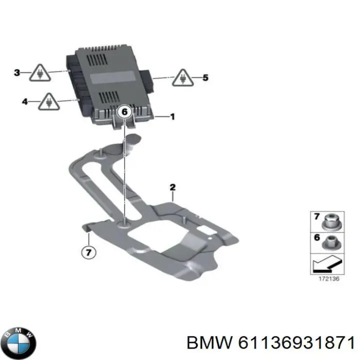 61136931871 BMW 