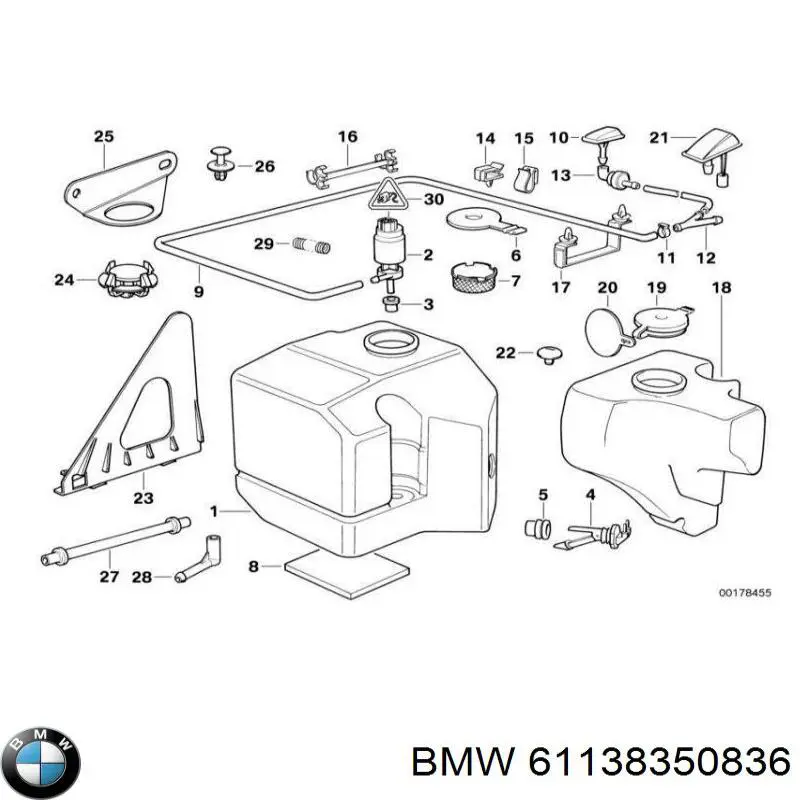 Compre 61138350836 BMW 