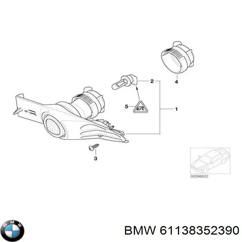 61138352382 BMW 