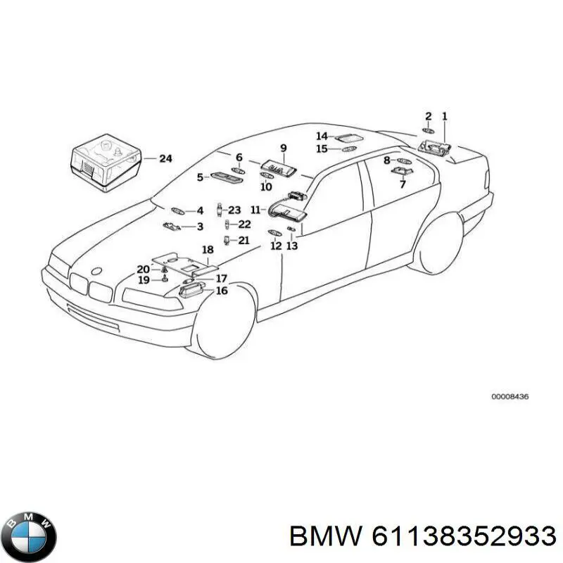 Compre 61138352933 BMW 