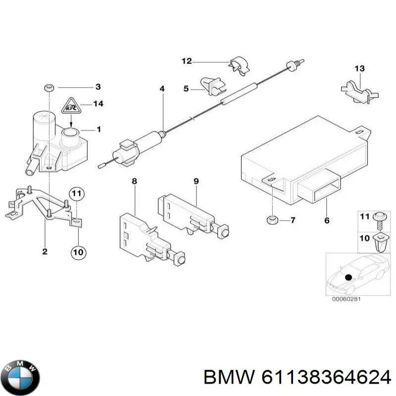  BMW 61138364624 preço, a partir de 16,78 USD