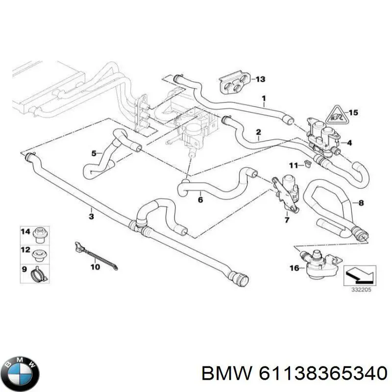 Compre 61138795954 BMW Conector universal