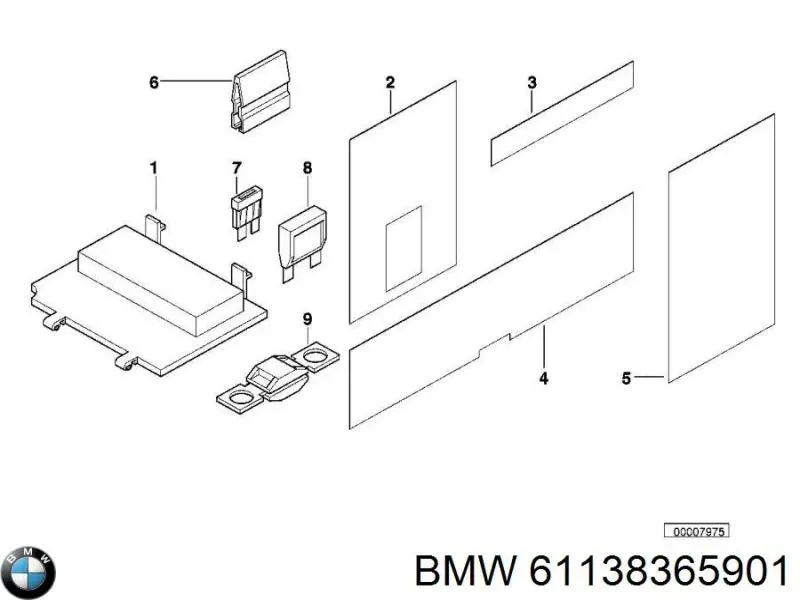 Compre 61138365901 BMW Dispositivo de segurança