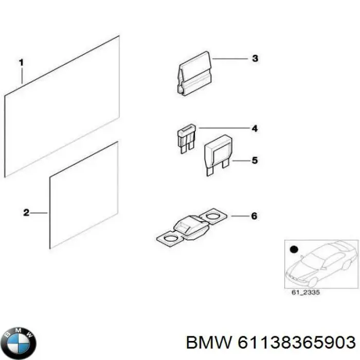 61138365903 BMW 