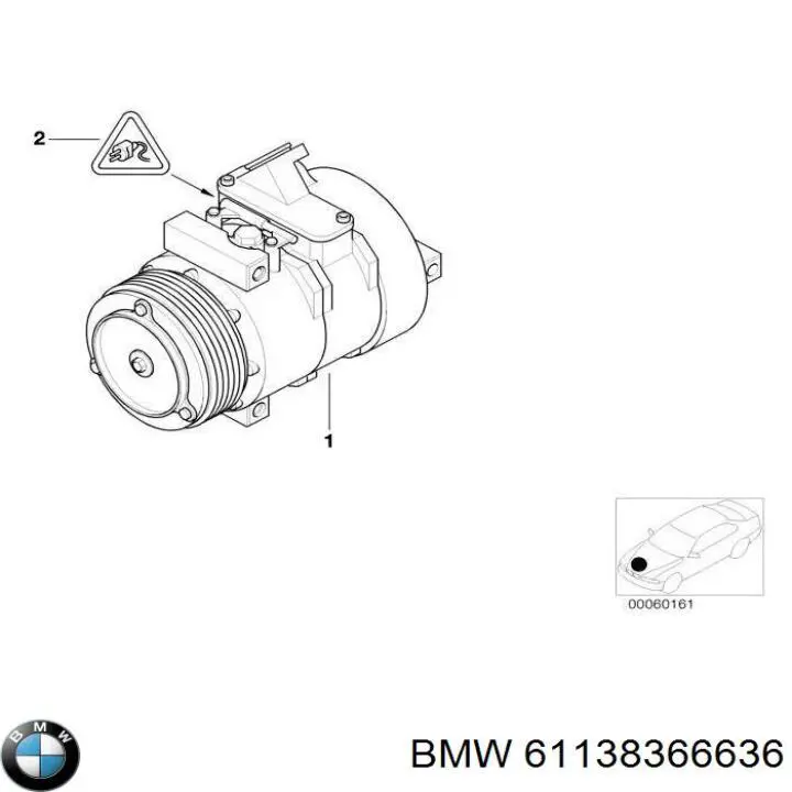 61138366636 BMW 