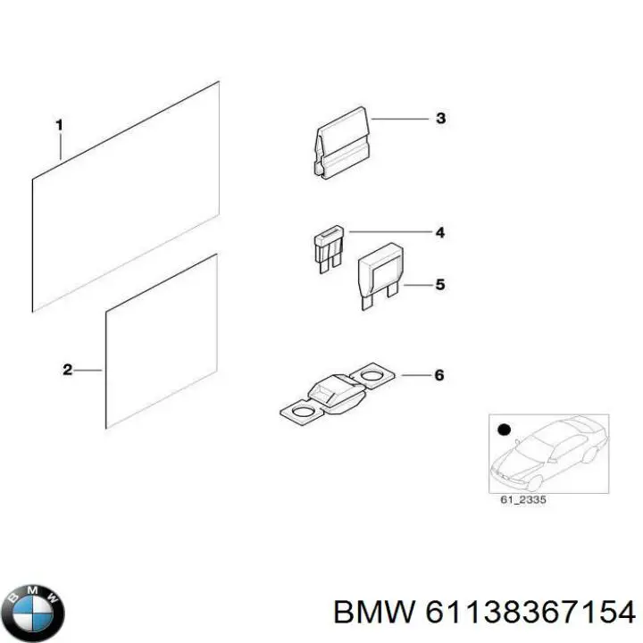 Compre 61138367154 BMW Dispositivo de segurança