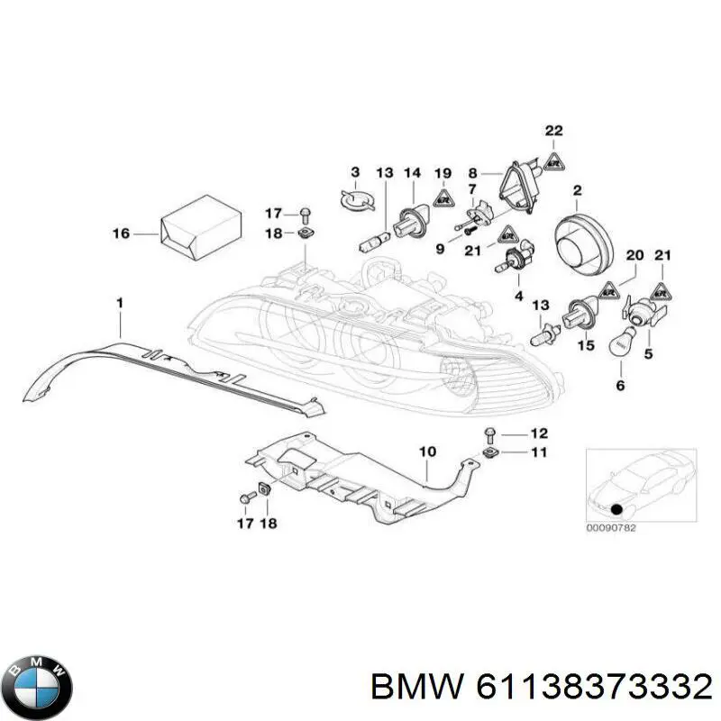 BMW 61138373332 preço, a partir de 7,11 USD